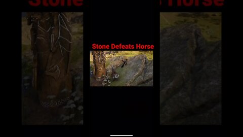 Stone Defeats Horse