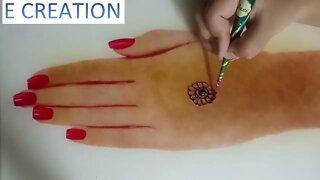 amazing back hand stylish arabic mehndi design