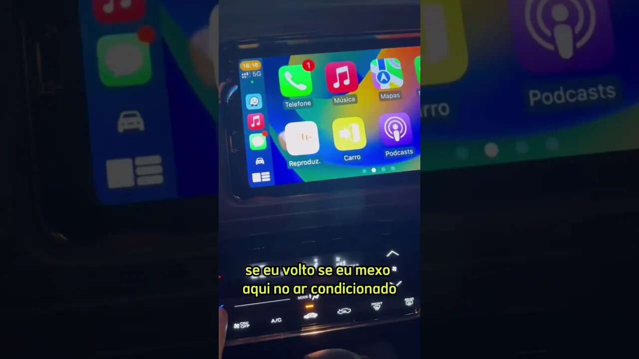 💥 CENTRAL MULTIMIDIA DO ALIEXPRESS COM CARPLAY / ANDROID AUTO WIRELESS 👉 COMPREI PARA MINHA HRV 2016