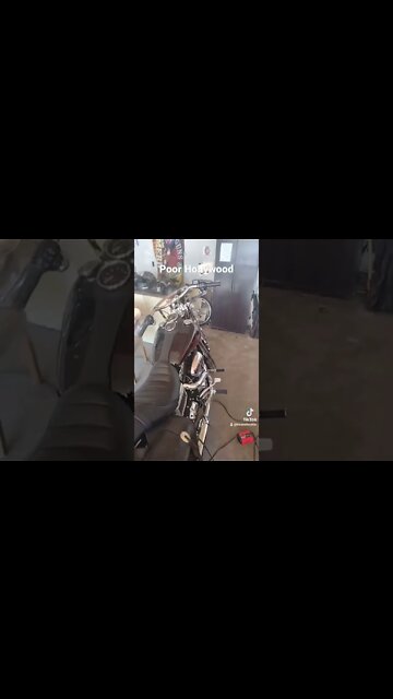 My #harley is cold & Hollywood has cabin fever #shorts