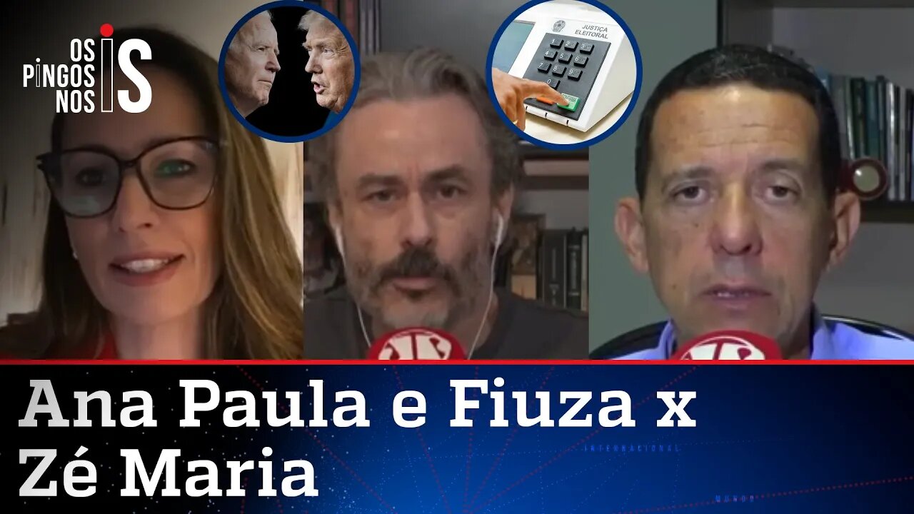 Polêmica: Ana Paula e Zé Maria divergem sobre voto impresso