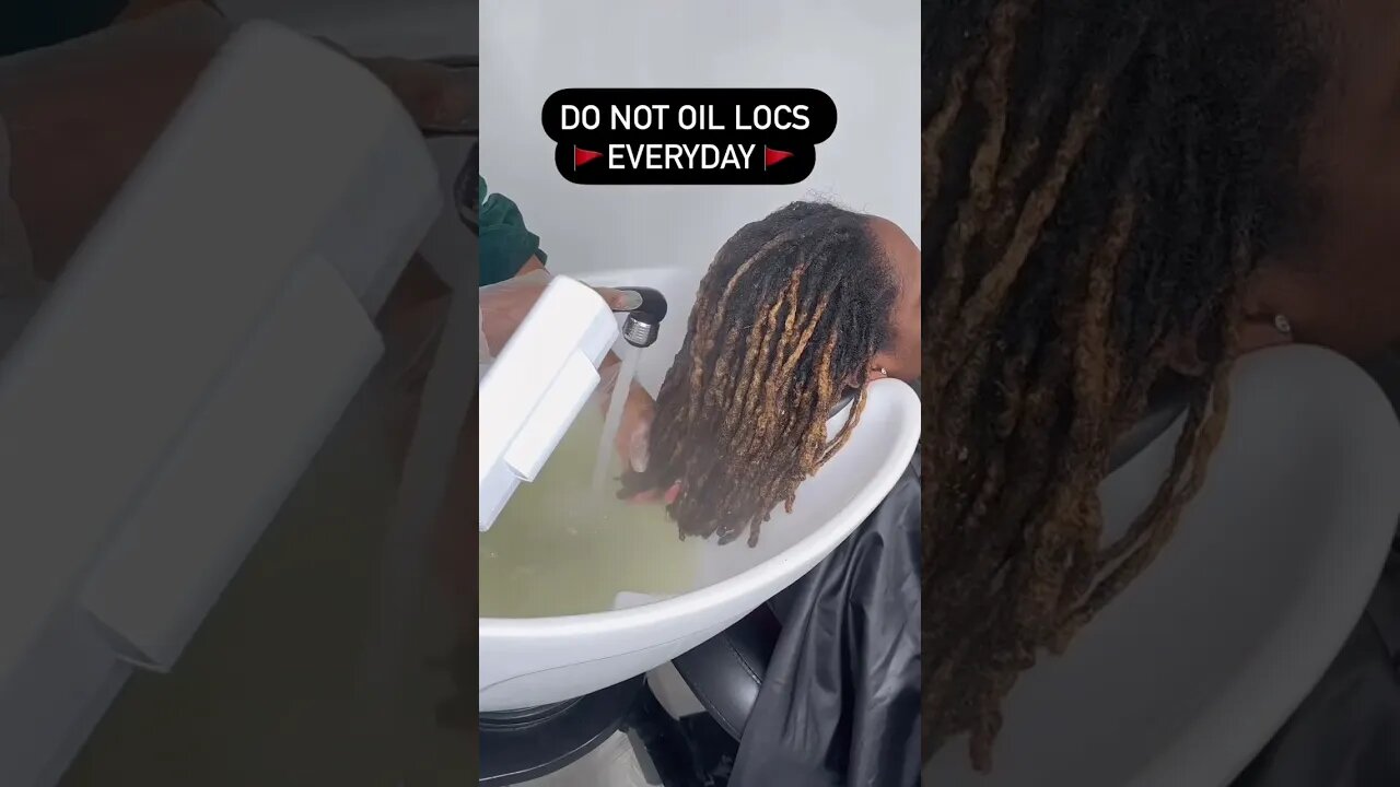 Avoid Applying Oil to Your Locs Daily 🚫 #oilinghair @afialocs