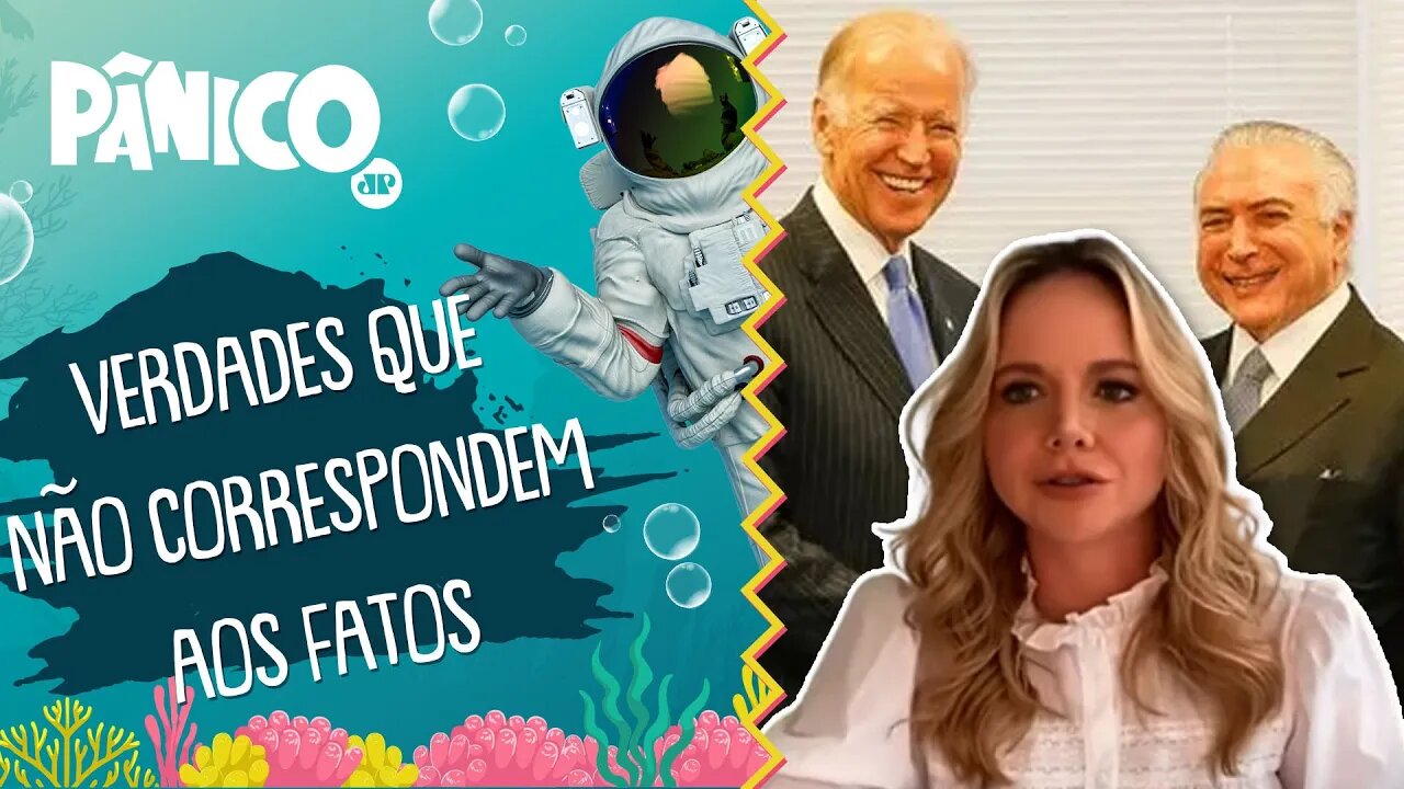 Danielle Cunha: 'TEMER É O CANDIDATO A JOE BIDEN PRÉ-PRESIDÊNCIA DA REPÚBLICA'