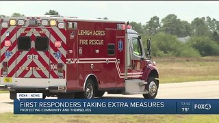 First responders take precautions amid coronavirus concerns