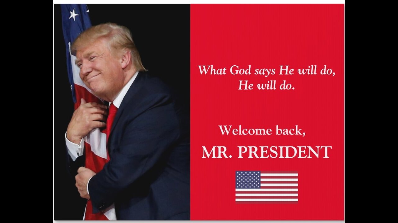 ALMOST THERE! HANG TIGHT. HAVE FAITH. TRUMP IS GOD'S DAVID.