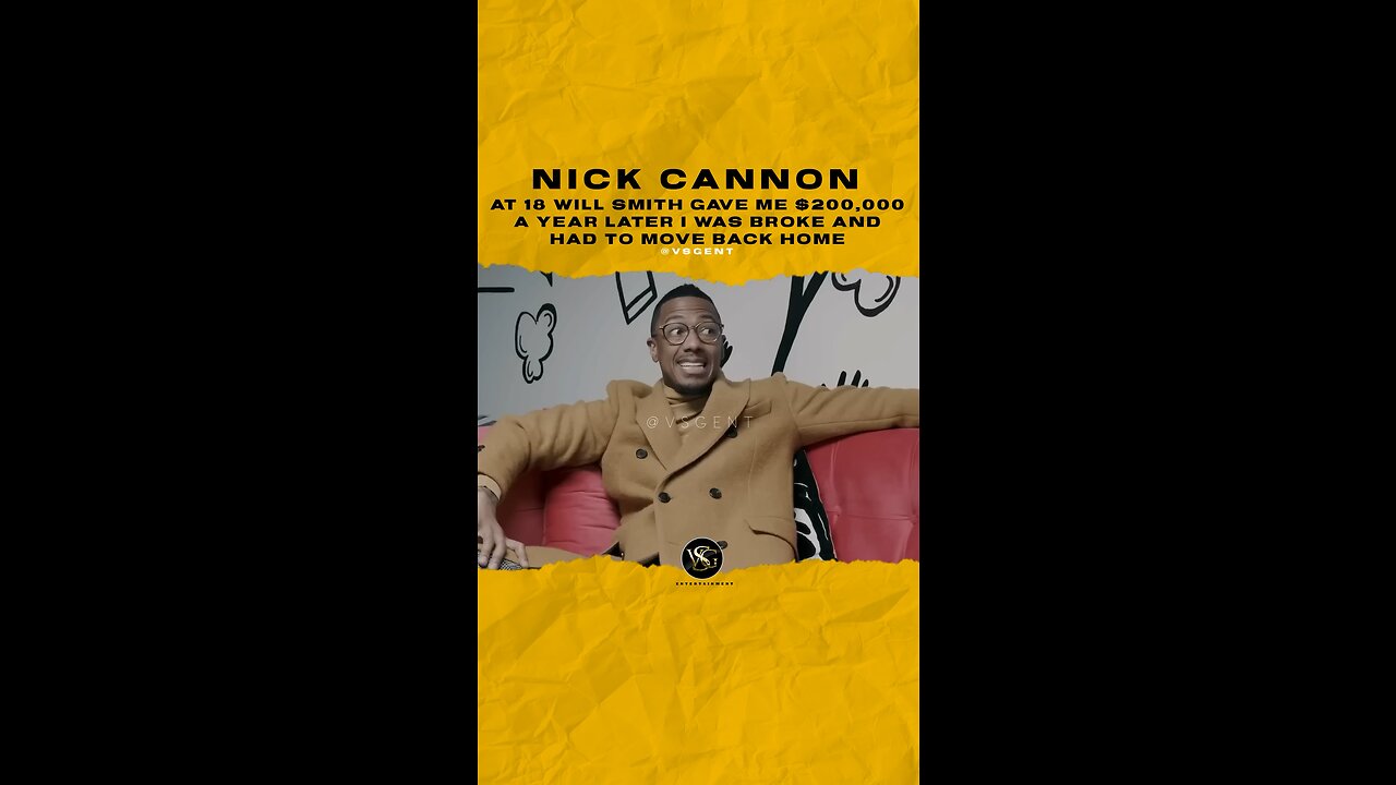 #nickcannon At 18 #willsmith gave me $200k. A yr later I was broke & moved back 🏠🎥 @angelayee