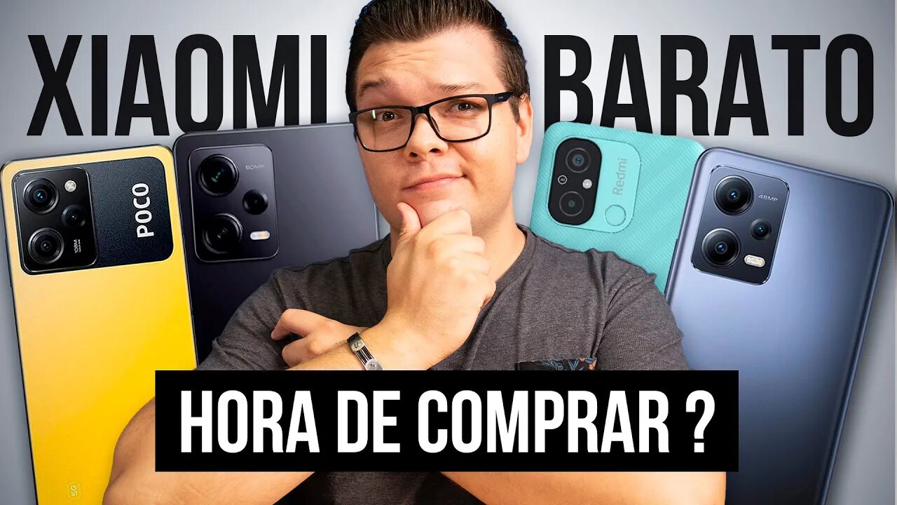 DÓLAR CAINDO! QUAIS são OS MELHORES XIAOMI PARA COMPRAR em 2023!?