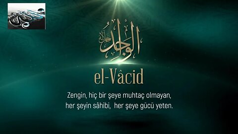 #dua #esmaülhüsna Esma'ül Hüsna Duaları / El Vacid (c.c.)