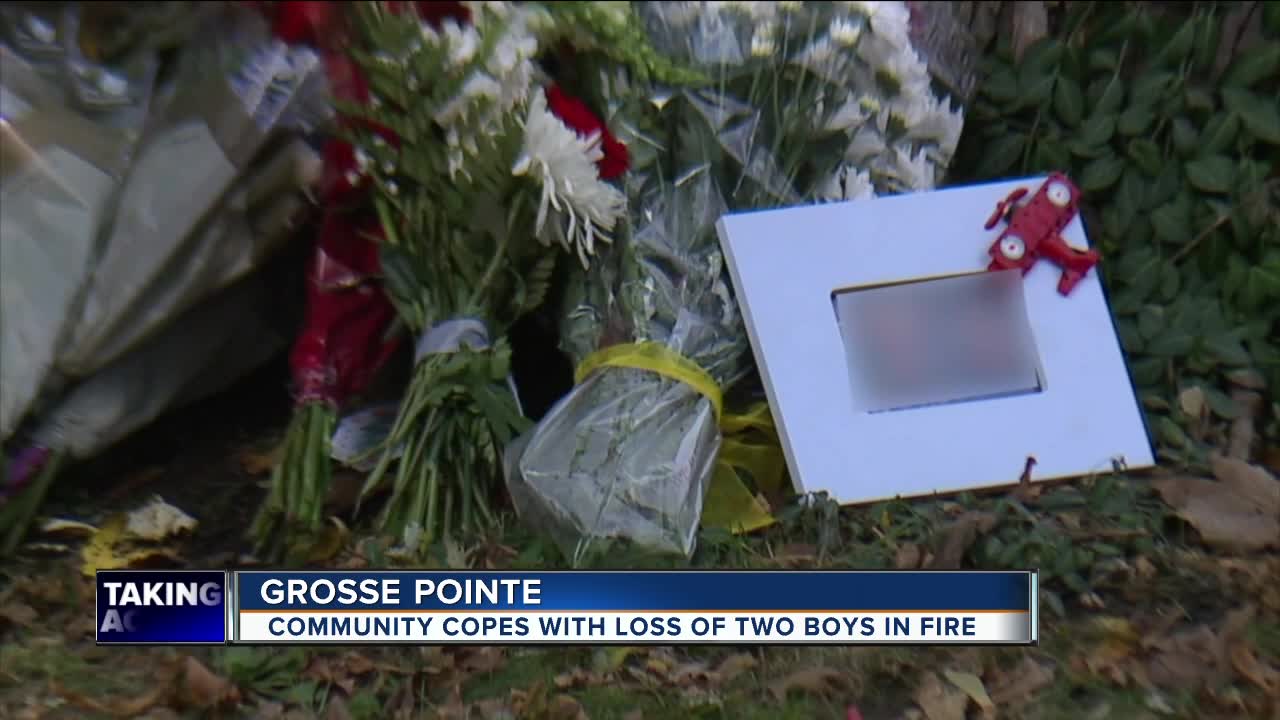 Community copes with loss of 2 boys in fire