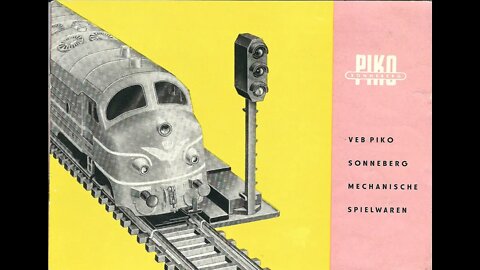 Piko Modellbahn Katalog mit Preisliste von 1957