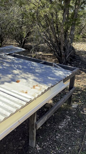 Rain catcher made from scrap