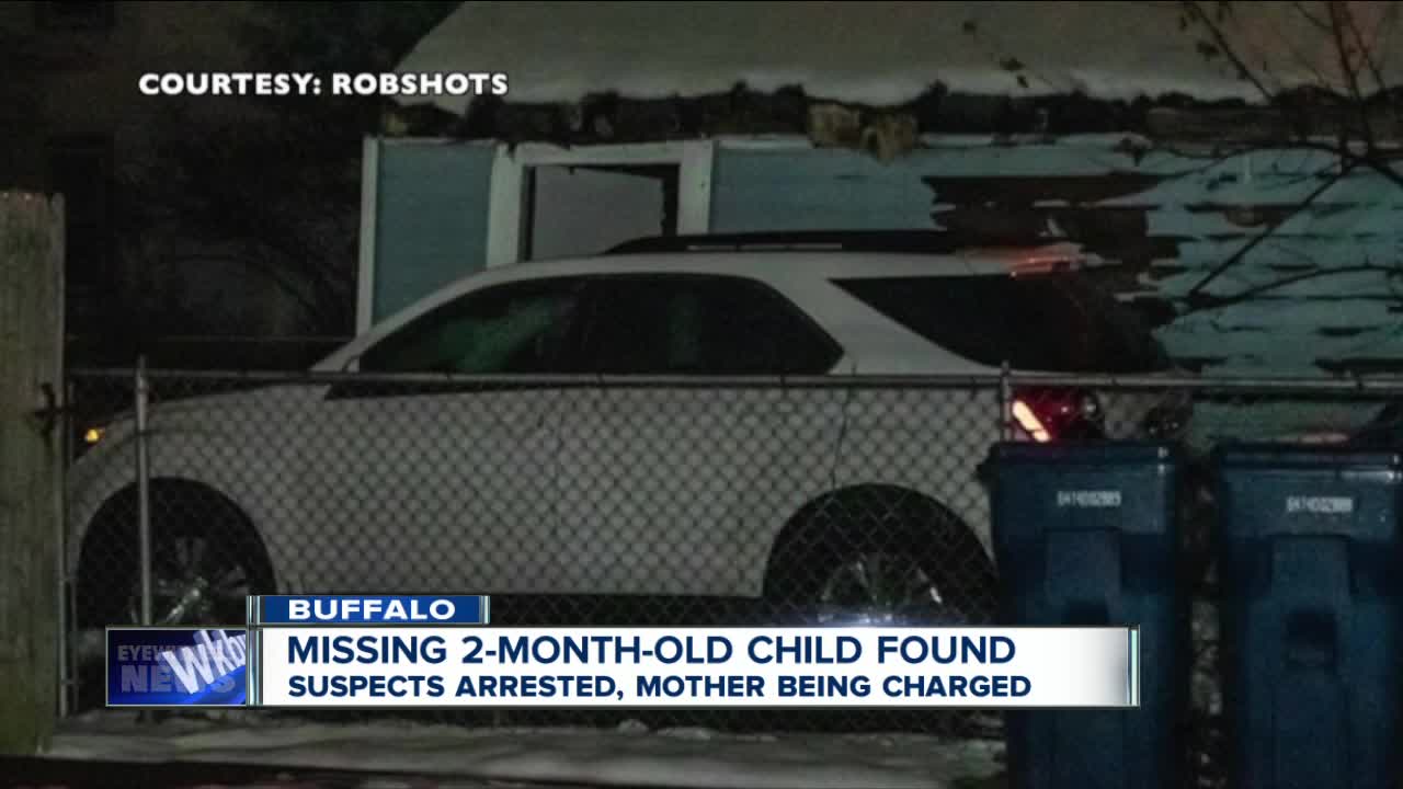 Missing 2-month-old child found, suspects arrested, mother being charged