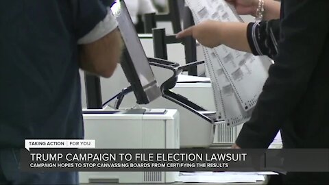 Trump campaign to file election lawsuit in Michigan