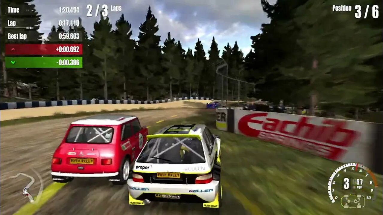 Rush Rally 3 (Steam demo, gameplay)