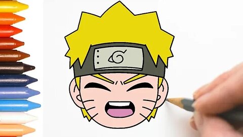 COMO DESENHAR FÁCIL NARUTO