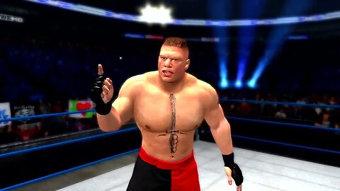 WWE '13 Gameplay Brock Lesnar vs Primo