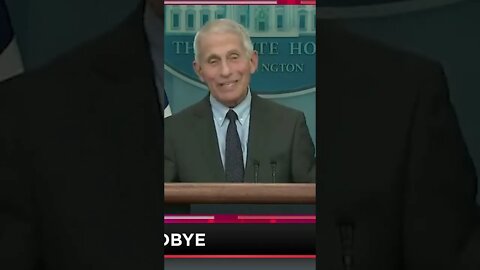 Fauci Waves Goodbye