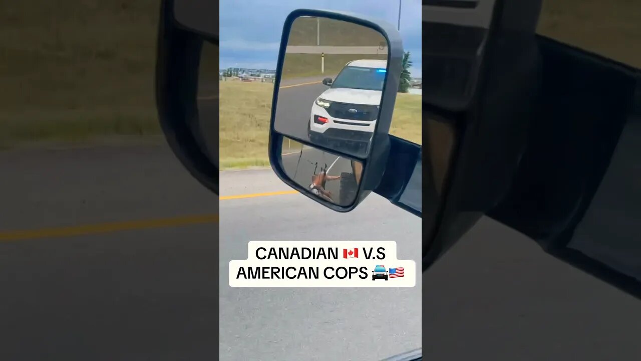 CANADIAN V.S AMERICAN 🇨🇦🇺🇸 COPS 🚔 On #liftedtrucks