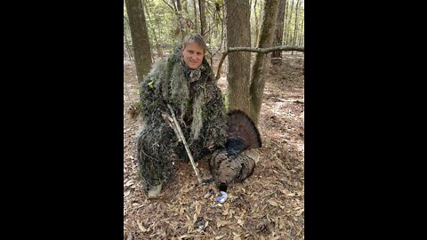 Walt’s first turkey. On his FIRST hunt. Unbelievable.