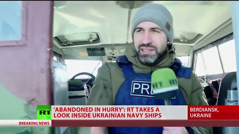 &apos;Abandoned in a hurry&apos; | RT takes a look inside seized Ukrainian Navy ships