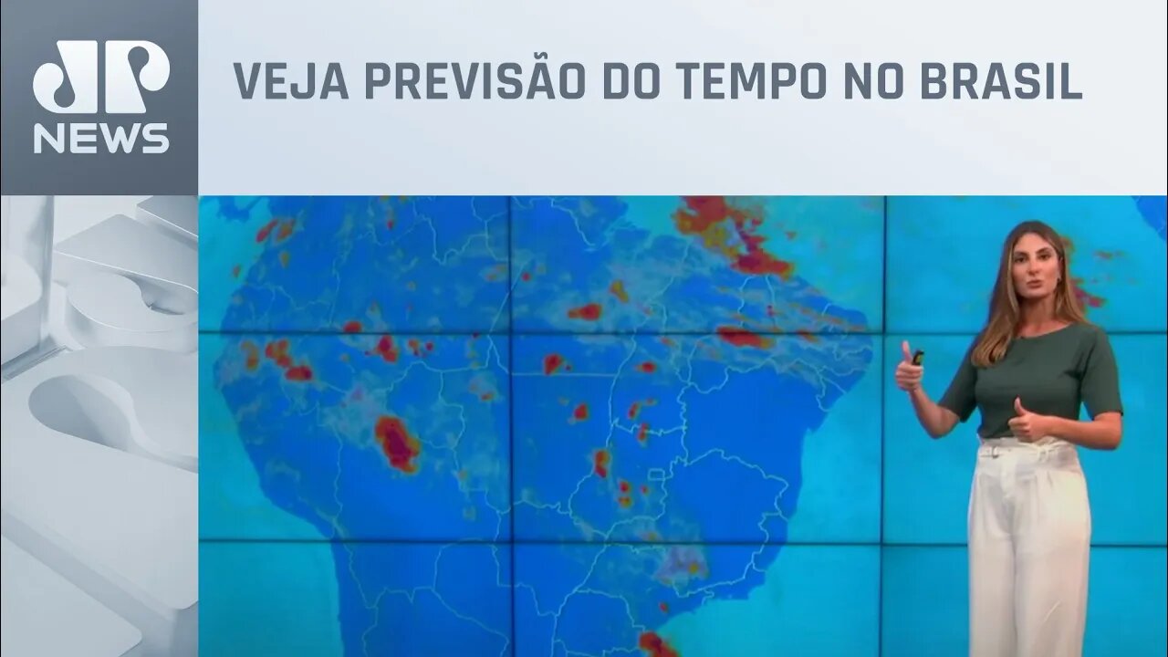 Semana terá calor e chuva forte na maior parte do país