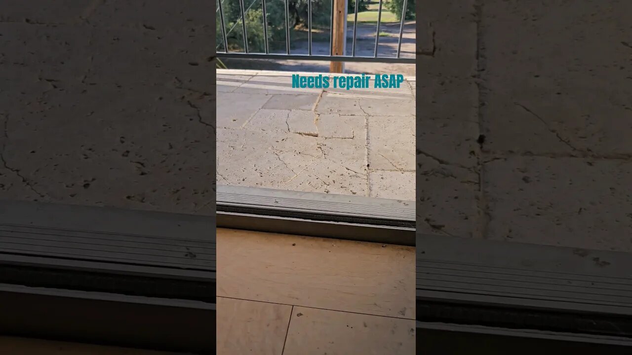 You can't see the wood rot that is causing this damage