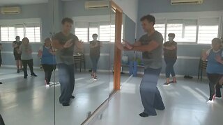 Taichi patadas de talón, clase completa