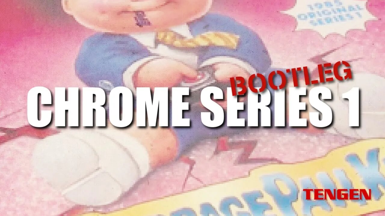 A Bootleg Garbage Pail Kids Chrome Series 1 Hobby Box Opening