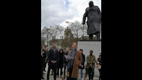 Laurence Fox (Reclaim Party) launches his campaign to be mayor of London 7.4.21