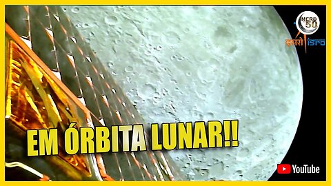 SONDA INDIANA CHEGA A LUA [CHANDRAYAAN 3]