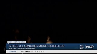 SpaceX launches more satellites