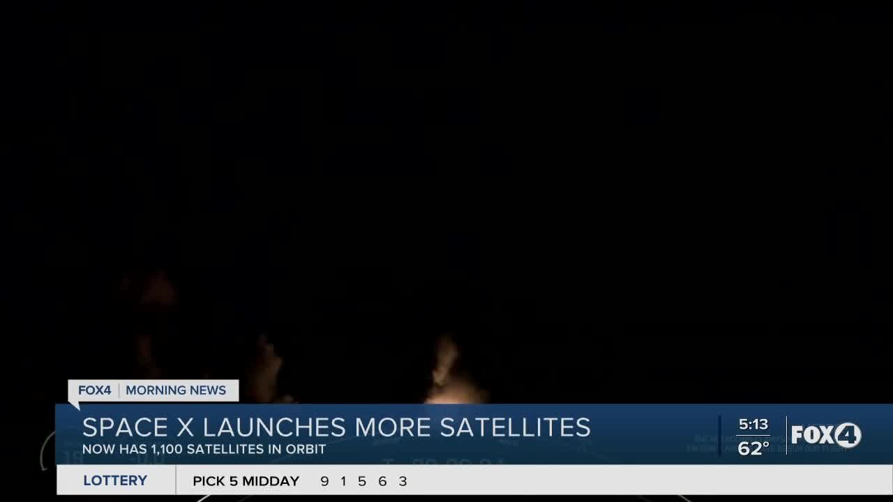 SpaceX launches more satellites