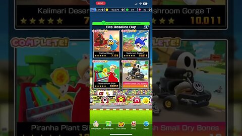 Mario Kart Tour - Cups All Completed Showcase (Exploration Tour)