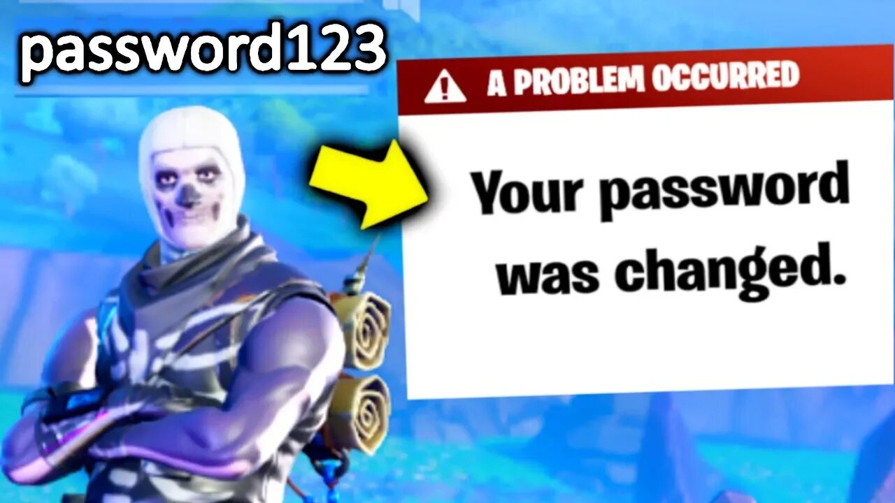 I Put My PASSWORD In My Fortnite Name