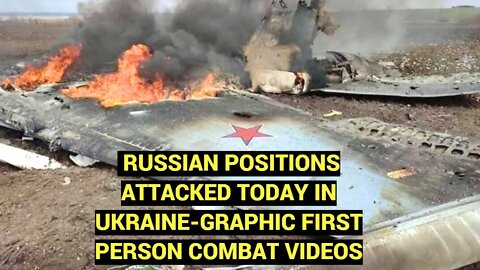 Ukraine Russia War Footage Today. Graphic, Intense, Rare Combat Footage From Ukraine Russia War