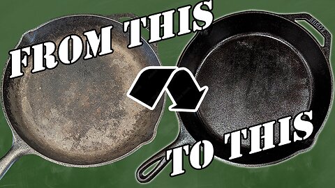 Cast Iron Restoration: Re-seasoning Cast Iron Cookware | The Neighbors Kitchen