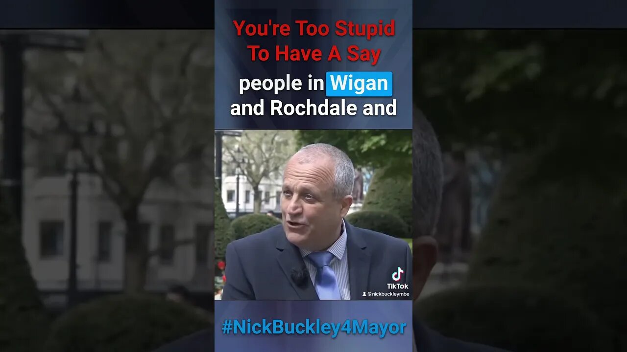 Does Bolton want to leave Greater Manchester? #nickbuckley4mayor