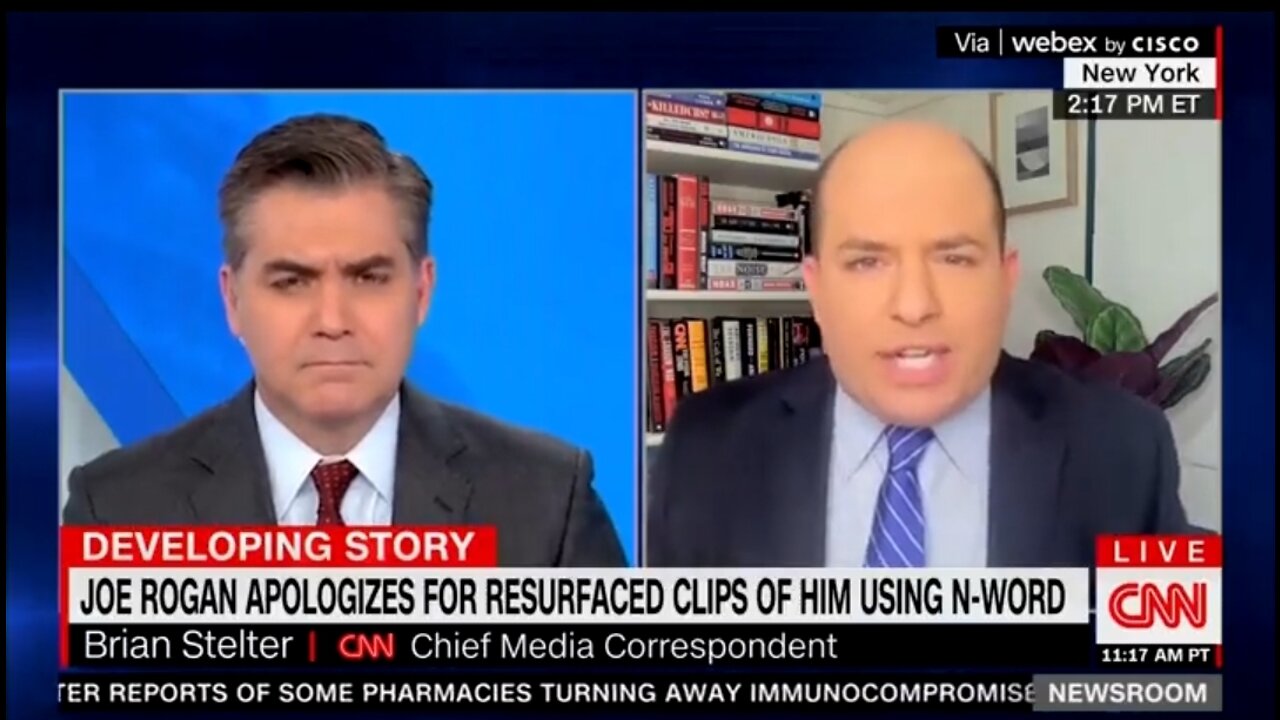 CNN's Acosta and Stelter Suggest Spotify Fire Joe Rogan