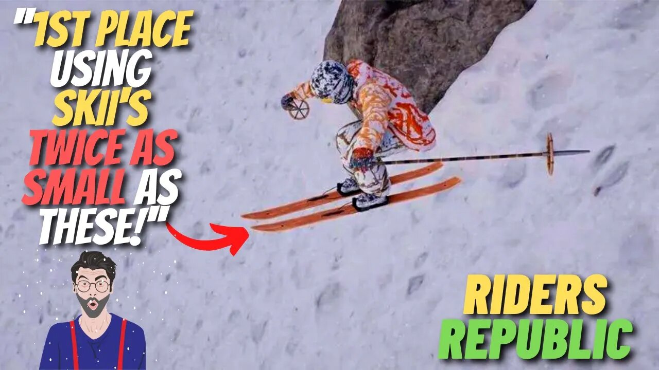 I CAME 1ST PLACE ON WOODEN SKII'S ! [RIDERS REPUBLIC] Gameplay #ridersrepublic #skiing #steezy