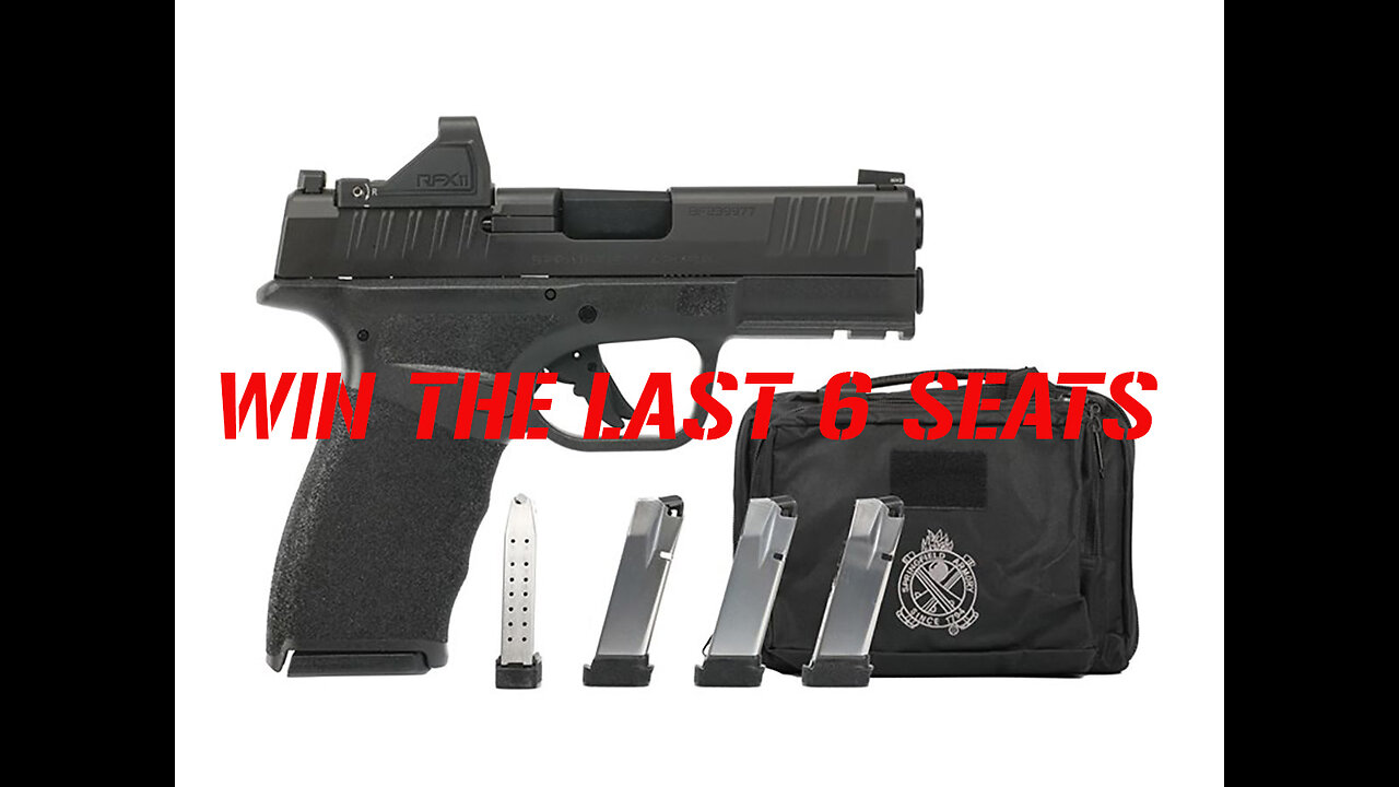 Springfield Hellcat Pro OSP 9mm 3.7″ Pistol Gear Up MINI #3 FOR THE LAST 6 SEATS IN THE MAIN WEBINAR