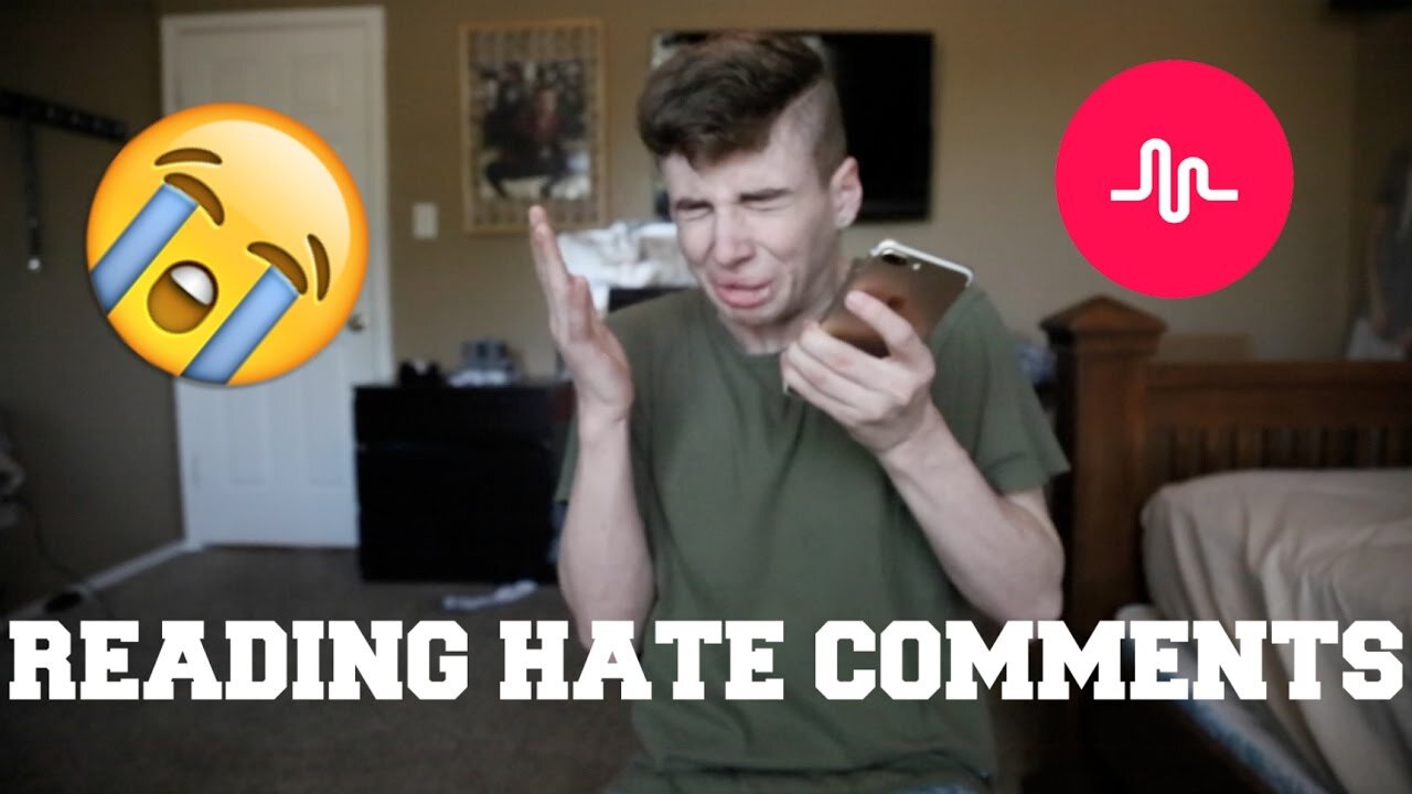 REACTING TO HATE COMMENTS ON MUSICAL•LY | Zach Clayton