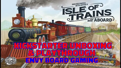 Isle of Trains: All Aboard Deluxe Unboxing & Playthrough