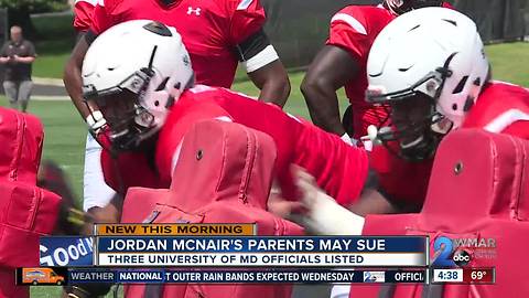 McNair's parents file formal letters of possible lawsuit
