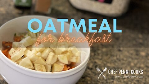 Oatmeal for Breakfast w/Veggies
