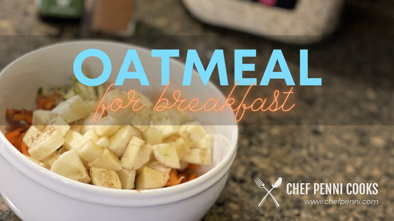 Oatmeal for Breakfast w/Veggies