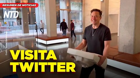 Musk visita la oficina central de Twitter; Biden usa medida contra cargos bancarios | NTD Noticias