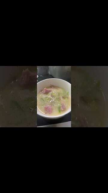 Ham, Potato, Cabbage Soup