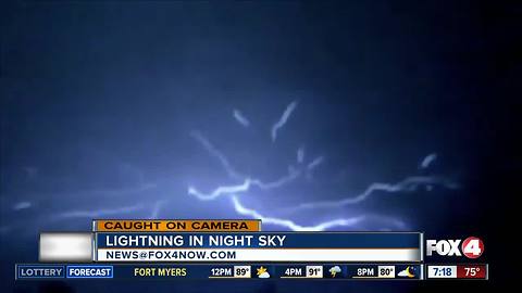 Stunning Florida lightning caught on camera