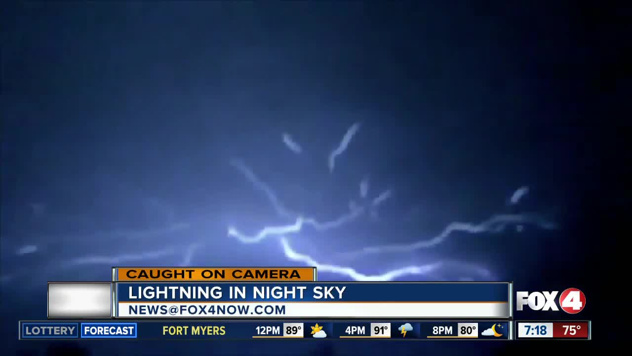 Stunning Florida lightning caught on camera