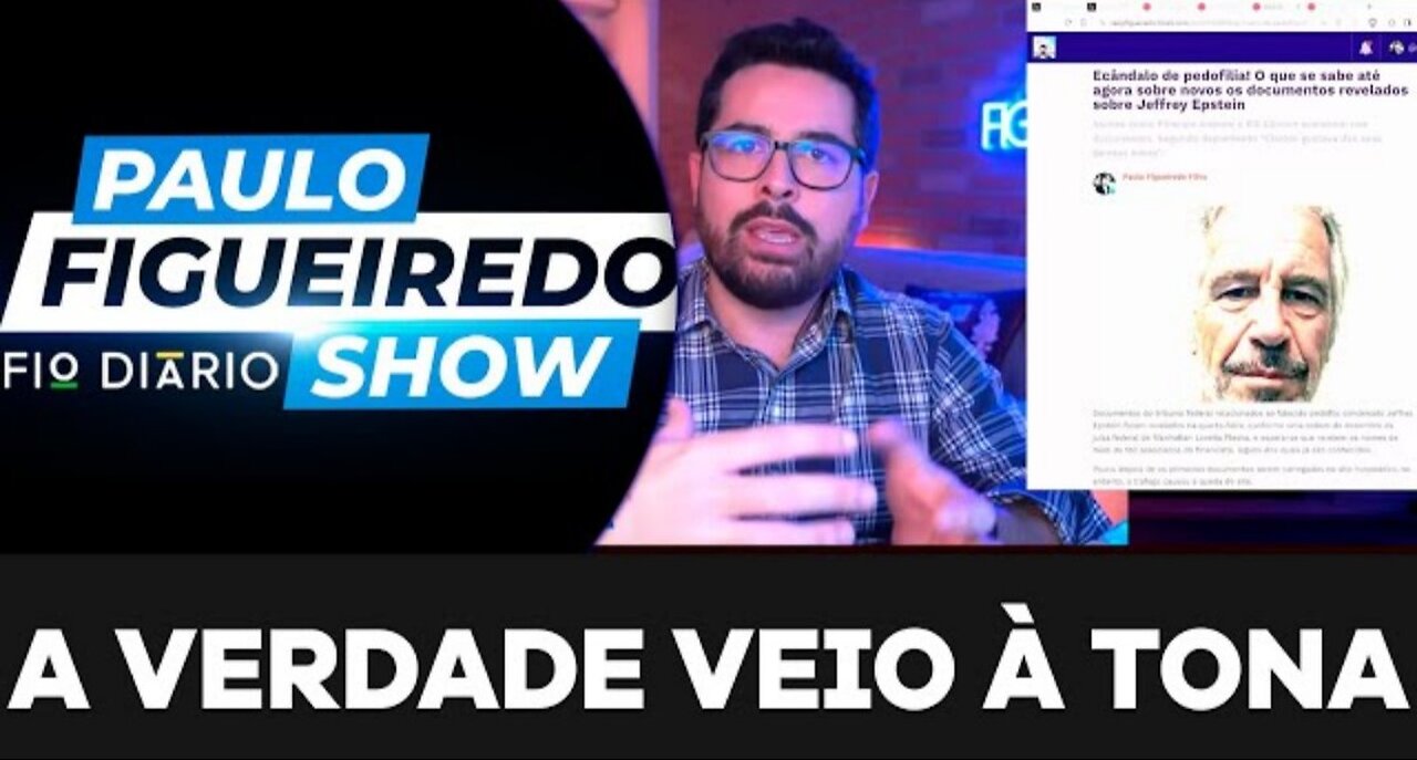 B0MBA! - Paulo Figueiredo Comenta a Exposição do Esquema de Ped0fili4 de Jeffrey Epstein c/ Famosos